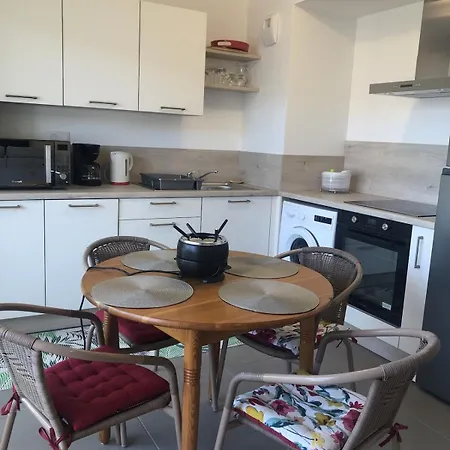 T2 48 M2 Le Cliper B Proche Du Lac, 1 Garage Terrasse דירה אקס-לה-באינס