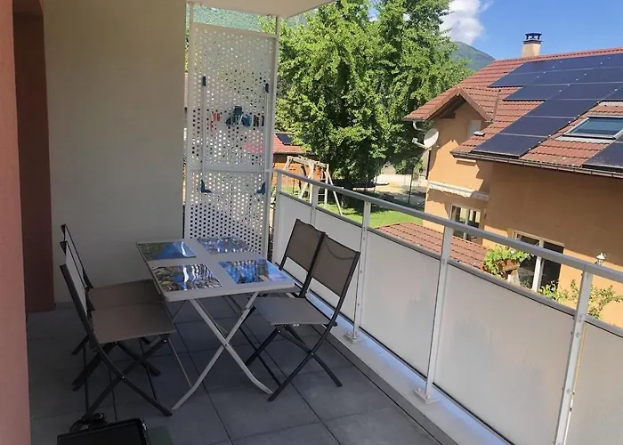 T2 48 M2 Le Cliper B Proche Du Lac, 1 Garage Terrasse アパート エクスレバン