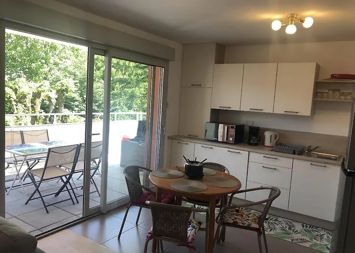 T2 48 M2 Le Cliper B Proche Du Lac, 1 Garage Terrasse エクスレバン